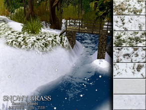 Sims 3 — Snowy Grass Terrains by ayyuff — Snowy Grass Terrains