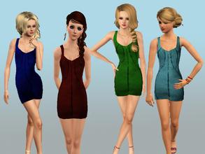 Sims 3 — LP Love ME by laupipi2 — Dress with a zipper and adorments