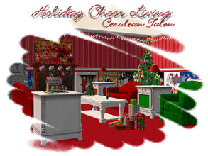 Sims 2 — Holiday Cheer by Cerulean Talon — Fun and bright colors that will bring cheer and happiness to your Sims. Piano
