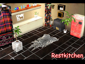 Sims 2 — Restkitchen by steffor — the matching kitchen, sooo cosy