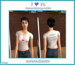 Sims 2 — I Heart TC (AF White) by EarthGoddess54 — This one in white, for you Texture Challenge addicts out there. ;)