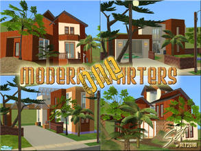 Sims 2 — Modern Starters SET ONE by Alyosha — Lots 1-4 of my modern starter series: FIYERO, CELLON, BRIGADA, and COLUMNA,