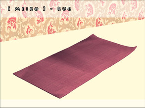 Sims 2 — [ Meiko ] - Rug by Screaming_Mustard — Hello! This is just a cute small set for your Sim\'s bedrooms.