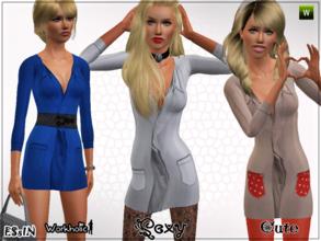 Sims 3 — ESsIN Tunic Shirt by ESsiN — ESsIN Tunic Shirt by ESsIN *Y.adult-Adult *Everday-Formal-Ath. *2 Recolorable Parts