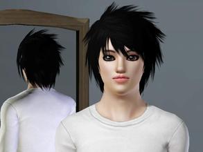 Sims 3 — L Lawliet by MaevePauig — Death Note Character Traits: -athletic -genius -light sleeper -neat -workaholic Likes: