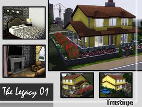 Sims 3 — The Legacy 01 by Trustime — A beautiful renovated old house for your Sims... Ground Floor - A Hall, a TV room, a