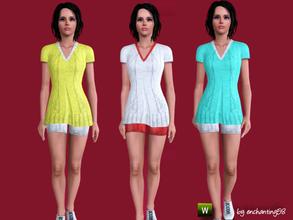 Sims 3 — sport dress for YA by enchanting58 — by enchanting58 - Please. DO NOT re-uploaded -