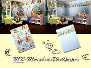 Sims 3 — MB-MoonbearWallpapers by matomibotaki — MB-MoonbearWallpapers, 2 cute bear wallpapers for your little sims, not