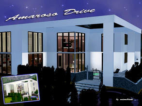 Sims 3 — Amaroso-Drive by matomibotaki — New exclusive sims house, in modern cube style, luxury and elegant. Bright