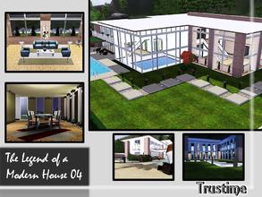 Sims 3 — The Legend of a Modern House 04 by Trustime — A Big Modern house for your Sims to live... This house has a