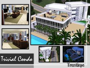 Sims 3 — Trivial Condo by Trustime — A sweet and luxury place for your Sims to live. This modern Penthouse has 3