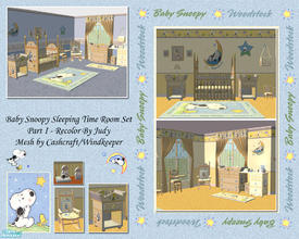 Sims 2 — Judy BabySnoopy Sleeping Time Room Set - Part I by judyhugsnoopy — A new babysnoopy sleeping time room set for