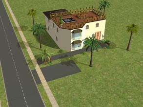 Sims 2 — Palm House by Silerna — A summer-looking house for your sims. There are some custom items used for the
