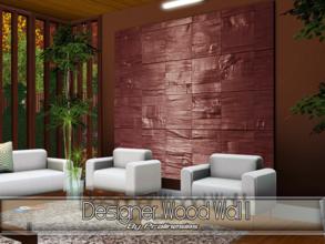 Sims 3 — Designer Wood Wall II by Pralinesims — By Pralinesims