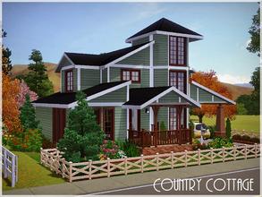 Sims 3 — Country Cottage by The_Jockey — I build at 68 Rachelle Lane Appaloosa Plaint. Lot size 20 x 30, it has 4 bed