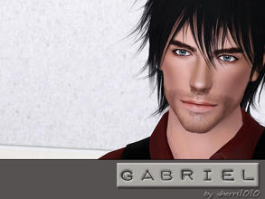 Sims 3 — Gabriel Angelo by sherri10102 — Abandoned by his mother at seven, Gabriel depended on his wit and cunning to