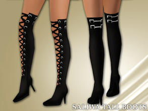 Sims 3 — Tall Boots  by saliwa — Sexy Tall Boots by Saliwa. All metal pieces are non-recolorable. Enjoy!