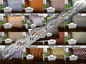 Sims 3 — MB-StuccoDesignWallSuperSet by matomibotaki — MB-StuccoDesignWallSuperSet, 10 stylish and modern wallpapers to