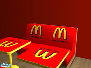 Sims 2 — Mc donald\'s chair by dunkicka — .