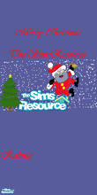 Sims 2 — Merry Christmas TSR poster! by Kalinia — Merry Christmas The Sims Resource poster! Kalinia :)