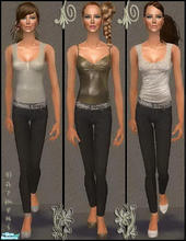 Sims 2 — High Street Fashion by Harmonia — 3 Different Casuals 