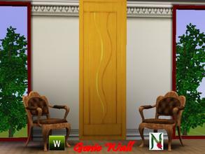 Sims 3 — Genie Wall 3 by nicketti — Wall_Full_Clone. For the genie fans. 1 recolor channel.