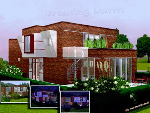 Sims 3 — BreakingDawn by matomibotaki — Fresh and stylish cube house, modern and luxury comes it with: interesting
