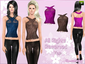 Sims 3 — All Rights Reserved - Top by sims2fanbg — .:All Rights Reserved:. Top in 3 recolors,Recolorable,Launcher