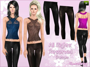 Sims 3 — All Rights Reserved - Bottom by sims2fanbg — .:All Rights Reserved:. Bottom in 3 recolors,Recolorable,Launcher