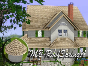Sims 3 — MB-RoofSpringA by matomibotaki — MB-RoofSpringA, roof in light color, by matomibotaki.