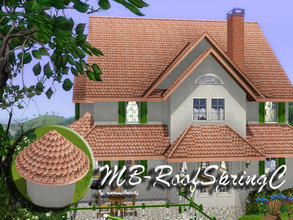 Sims 3 — MB-RoofSpringC by matomibotaki — MB-RoofSpringC, roof in light color, by matomibotaki.