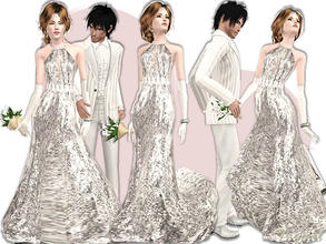 Sims 3 — Wedding Dress-12 by TugmeL — Wedding Dress *Thanks to *Ekky_Sims* for the Clothing credit! **Thanks to *Liana*
