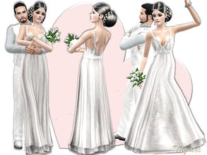 Sims 3 — Wedding Dress-11 by TugmeL — Wedding Dress *Thanks to *Hasel* for the Clothing credit! **Thanks to *JuliaCat*