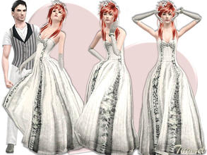 Sims 3 — Wedding Dress-13 by TugmeL — Wedding Dress *Thanks to *Ekky_Sims* for the Lovely Ball Gown Clothing credit!