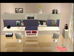 Sims 2 — Fuge by steffor — an office for the sims