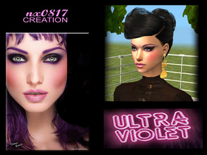 Sims 2 — Ultra Violet (make up set) by nx08172 — Inspired from Make Up For Ever The set includes the eyebrows, eyeshadow,