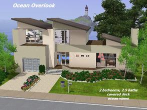 Sims 3 — Ocean Overlook Modern View Home by millyana — Ocean Overlook, located at 100 Redwood Pkwy in Sunset Valley, is a