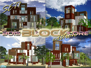 Sims 2 —  by Alyosha — The set of 4 modern homes for your sims from my Block Edition! Enjoy! No CC!