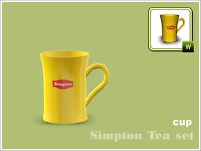 Sims 3 — SimptonTea - Cup by Severinka_ — Created by Severinka, Tea cup &quot;Simpton&quot;, decor