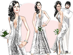 Sims 3 — Wedding Dress-14 by TugmeL — Wedding Dress *Thanks to *April* for the Clothing credit! **Thanks to *Simaddict99*