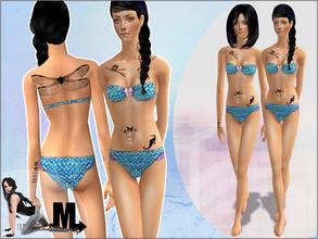 Sims 2 — Blue Fever Part 2 by miraminkova — Sexy blue and extraordinary swimwear