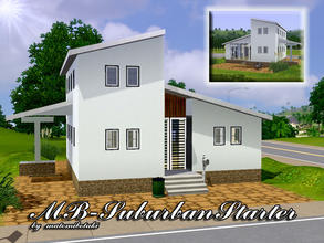 Sims 3 — MB-SuburbanStarter by matomibotaki — A little simple and spartan furnished house. Just right to start with the