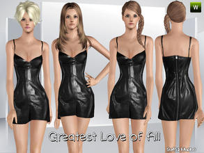 Sims 3 — Greatest Love of All 2 by sims2fanbg — .:Greatest Love of All:. Dress in 3 recolors,Recolorable,Mesh by