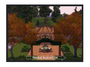 Sims 3 — Plumbbob Boulevard 128 by Quengel — Size30x30. With 1 kidsroom, livingroom, bedroom, kitchen and 2 bathrooms.