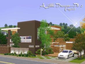 Sims 3 — A Little Dream Pt.2 by ung999 — A small house for a couple which includes: main floor - living room opens to the