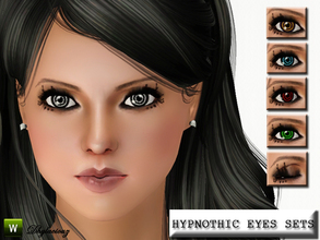 Sims 3 — Hypnothic Eyes Sets by dhylaciouz — This sets contains of two items, Eyeliner and Contact Lenses. -Hypnothic