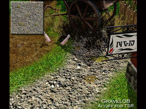 Sims 3 — Gravel08 by ayyuff — Gravel 08 terrain paint