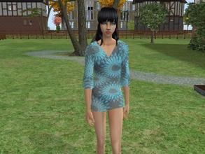 Sims 2 — Swirly swimwear by Silerna — Lovely outfit for your female teens!