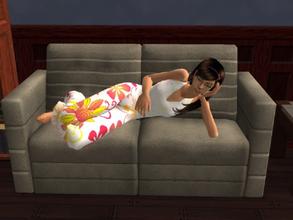 Sims 2 — Flower PJ\'s by Silerna — Natural PJ\'s for adults females
