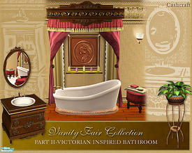 Sims 2 — Vanity Fair Bathroom by Cashcraft — Vanity Fair Collection Part II is a Victorian inspired bathroom. The